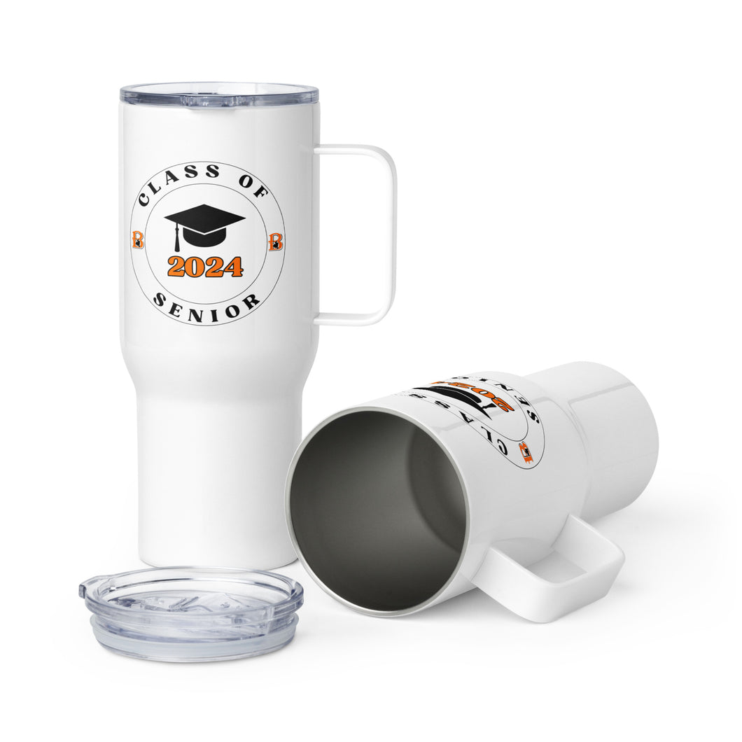 Class of 2024 Travel mug with a handle