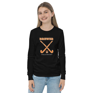 Youth Brewer Field Hockey Long Sleeve Tee