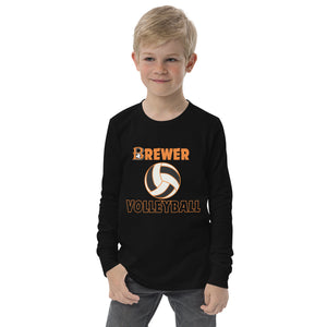 Youth Brewer Volleyball Long Sleeve Tee