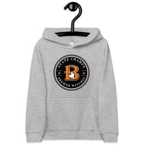 Brewer Witches State Champs 2023 Kids Fleece Hoodie