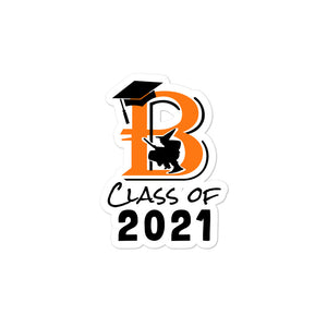 Class of 2021 Brewer High School Sticker