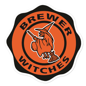 Bubble-free Throwback Brewer Logo Sticker