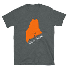 Load image into Gallery viewer, Brewer Witch Nation Orange State of Maine Short-Sleeve T-Shirt
