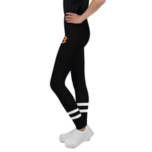 Load image into Gallery viewer, Two Stripe Brewer B Logo Youth Leggings

