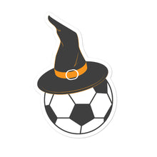 Load image into Gallery viewer, Witch Hat Soccer Ball Bubble-free Sticker
