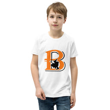 Load image into Gallery viewer, Brewer Witches B Logo Youth Short Sleeve T-Shirt

