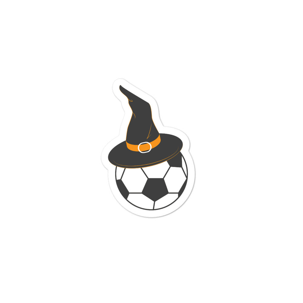 Witch Hat Soccer Ball Bubble-free Sticker