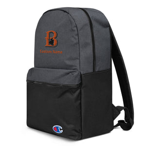 Custom Brewer B Logo Embroidered Champion Backpack