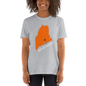 Brewer Witch Nation Orange State of Maine Short-Sleeve T-Shirt