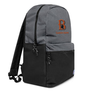 Custom Brewer B Logo Embroidered Champion Backpack