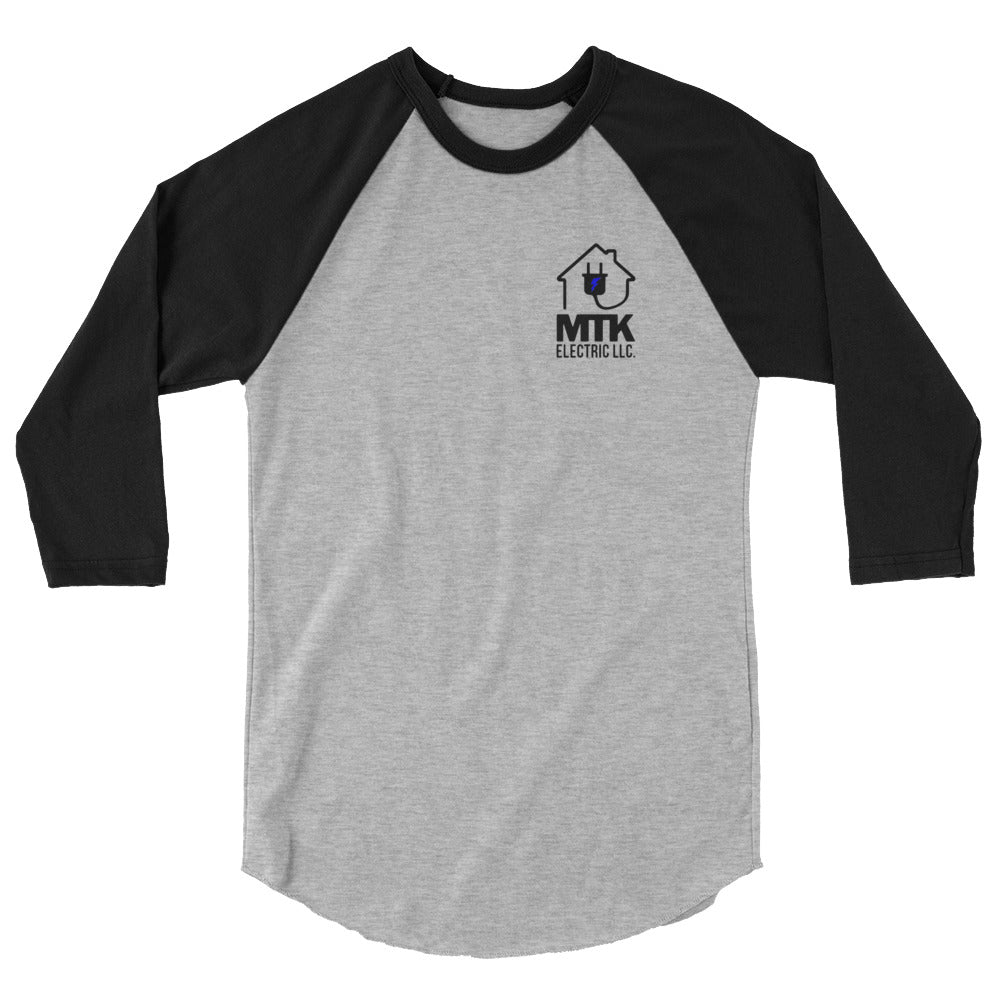 MTK 3/4 sleeve raglan shirt with upper chest logo