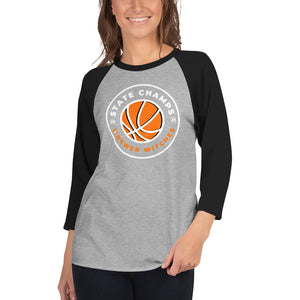 Basketball State Champs 2023 3/4 Sleeve Raglan Shirt