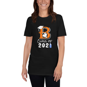 Class of 2021 Brewer Short-Sleeve T-Shirt w/ Senior 21 on back - (Covid Edition)