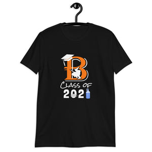 Class of 2021 Brewer Short-Sleeve T-Shirt (Front Print Only) - (Covid Edition)