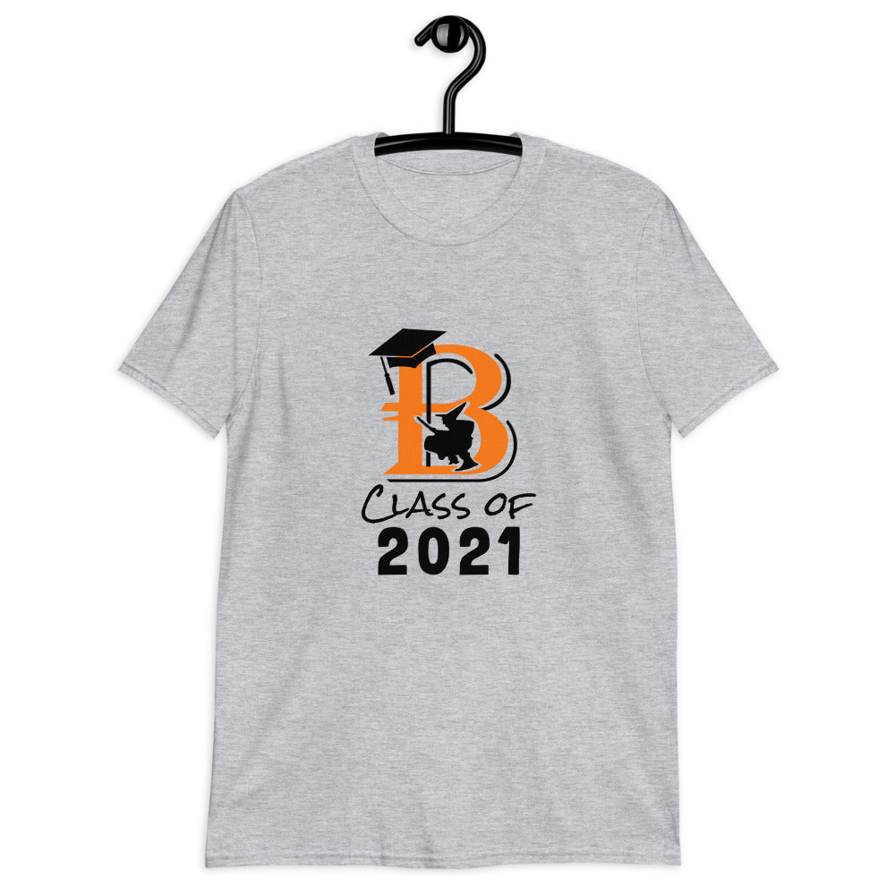 Class of 2021 Brewer Short-Sleeve T-Shirt w/ Senior 21 on back