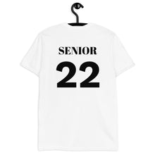 Load image into Gallery viewer, Class of 2022 Brewer Short-Sleeve T-Shirt w/ Senior 22 on back
