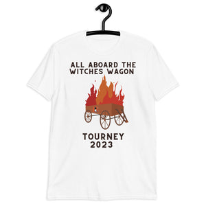 The Witches Wagon Tourney 2023 T-Shirt (Light Gray/White)