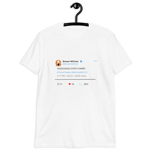 AGGGGGGGH STATE CHAMPS Twitter Post Unisex T-Shirt