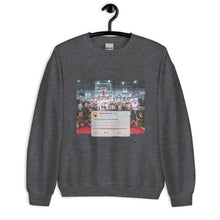 Load image into Gallery viewer, AGGGGGGGH STATE CHAMPS Twitter Post Group Photo Unisex Sweatshirt
