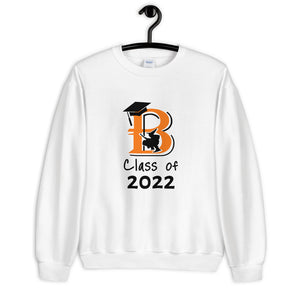 Class of 2022 Crewneck Sweatshirt w/ Senior 22 on Back
