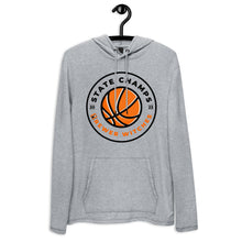 Load image into Gallery viewer, Basketball State Champs 2023 Unisex Lightweight Hooded Long Sleeve
