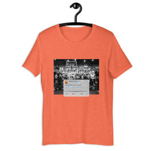Load image into Gallery viewer, AGGGGGGGH STATE CHAMPS Twitter Post Group Black and White Photo Unisex T-Shirt
