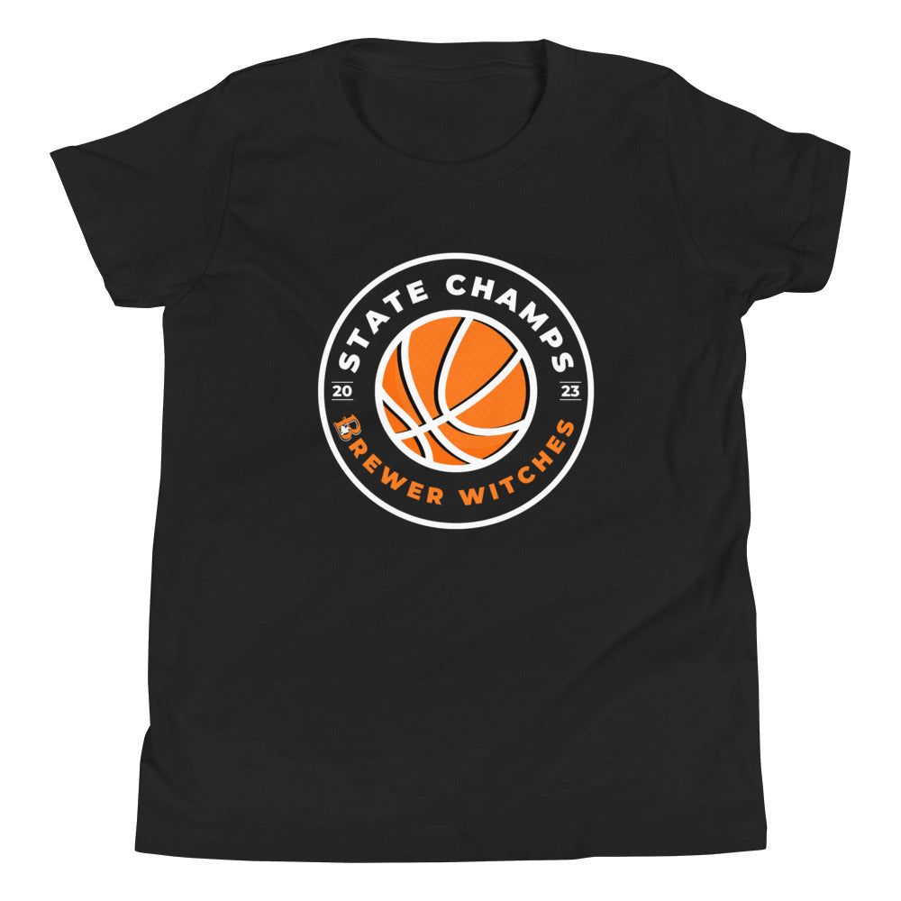 Basketball State Champs 2023 Youth Short Sleeve T-Shirt